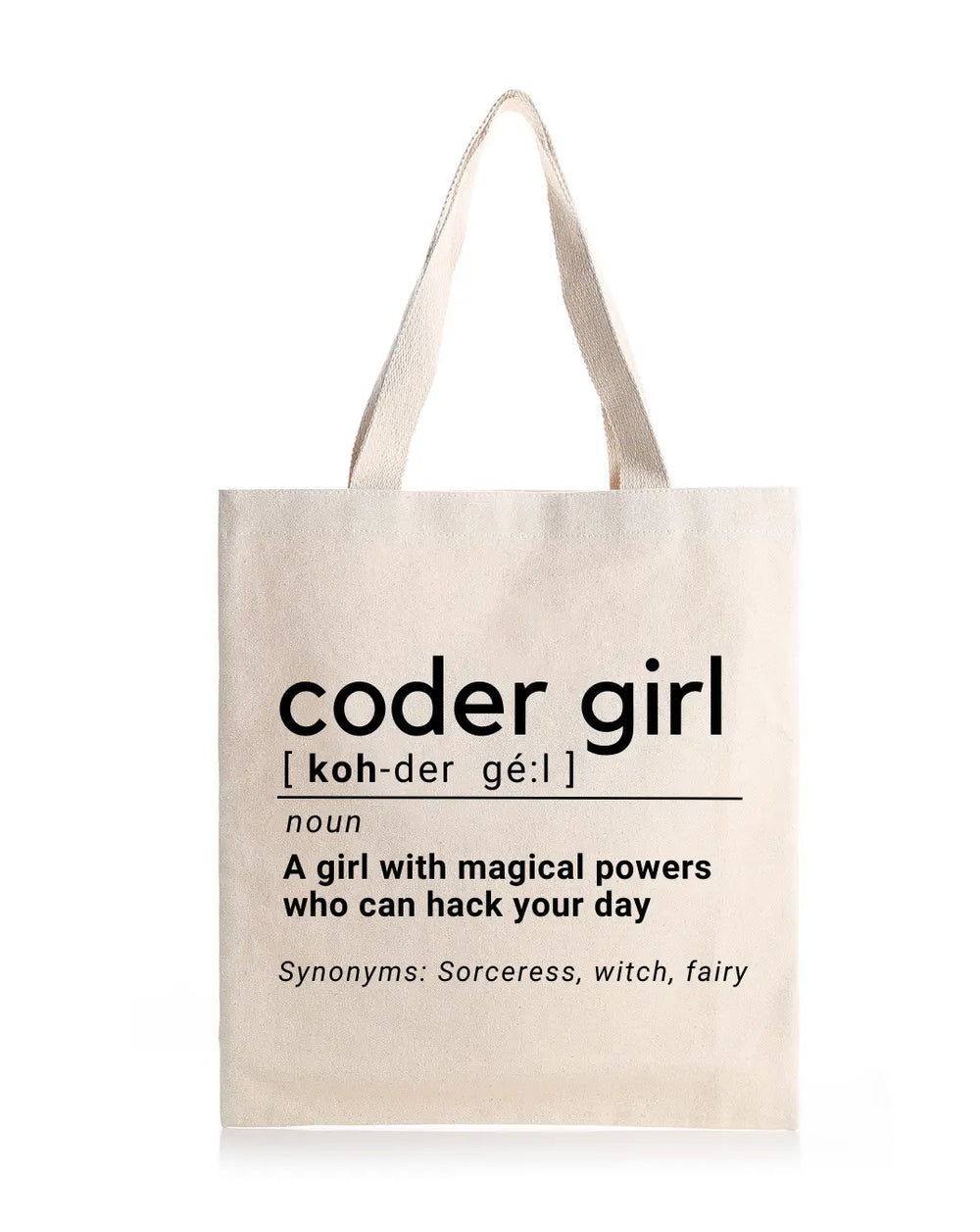 Coder Girl Daily Thaila - Canvas Reusable Bags thestruttstore
