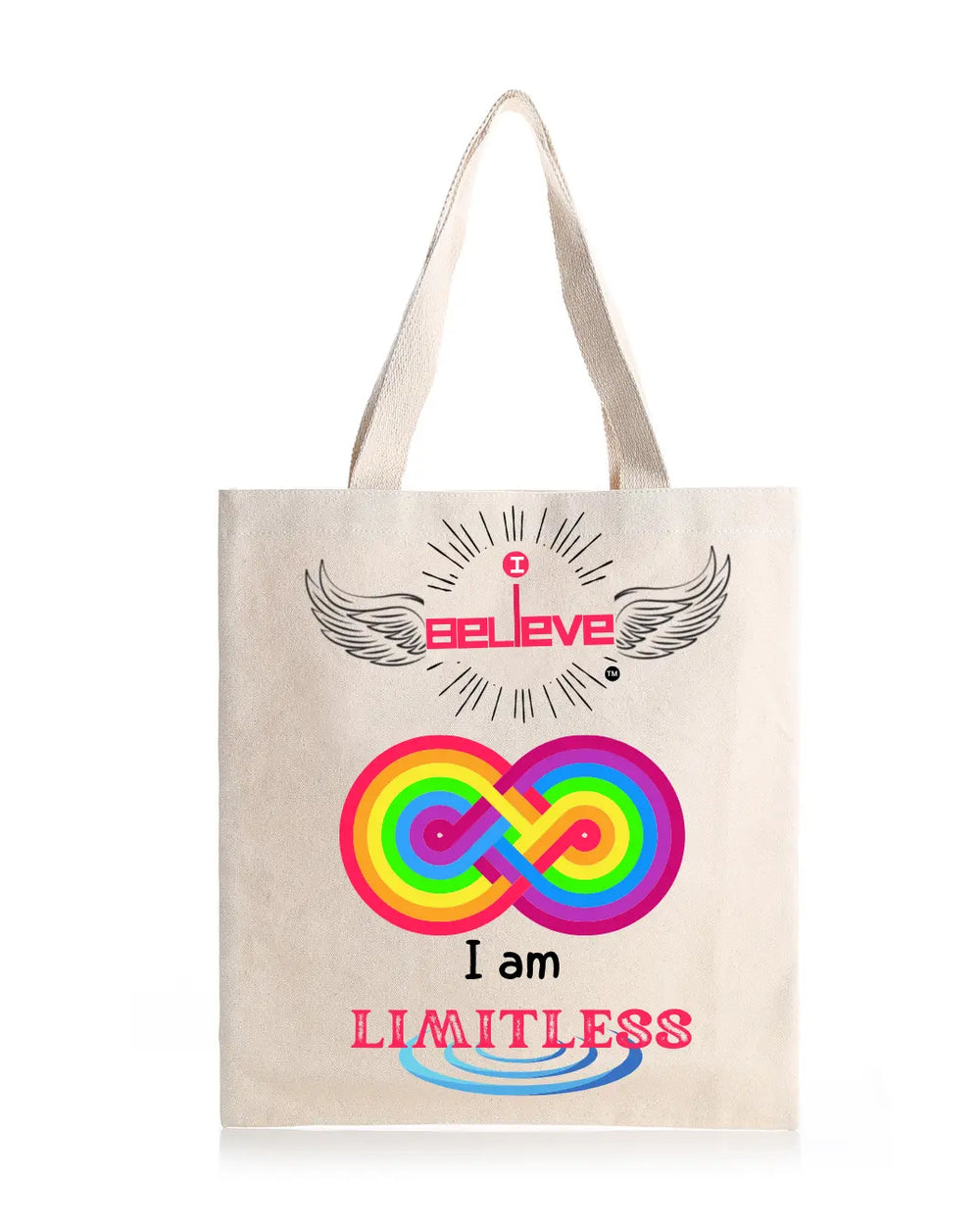 I Believe in Being Limitless Daily Thaila - Canvas Reusable Bags thestruttstore