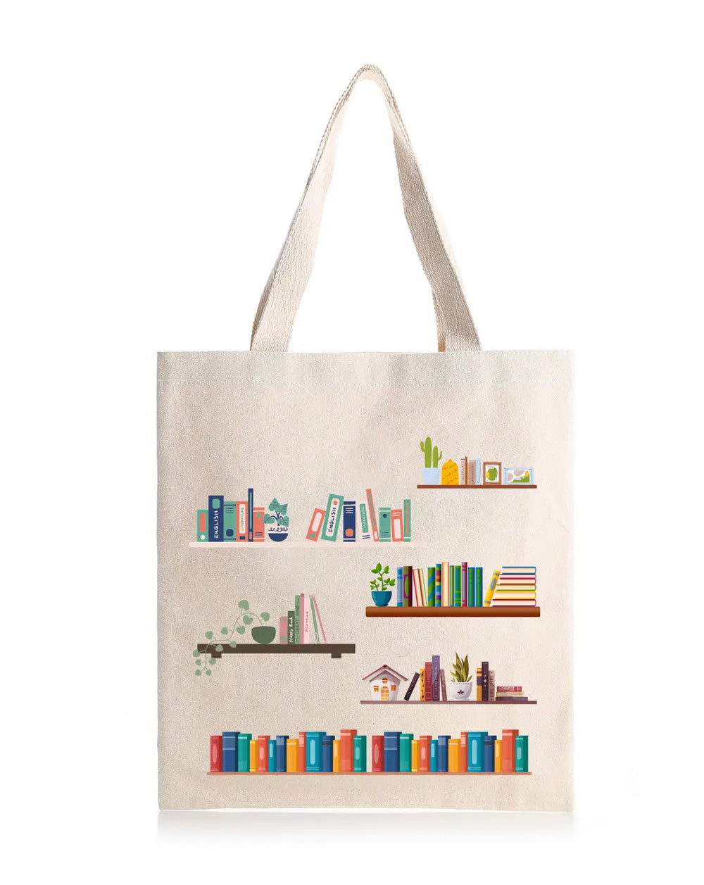 Love for reading - Canvas Reusable Bags thestruttstore