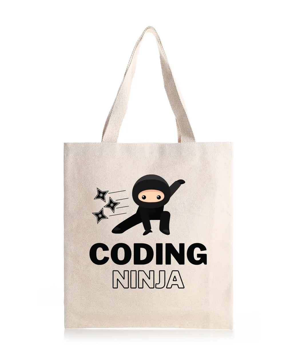 Coding Ninja- Canvas Reusable Bags thestruttstore