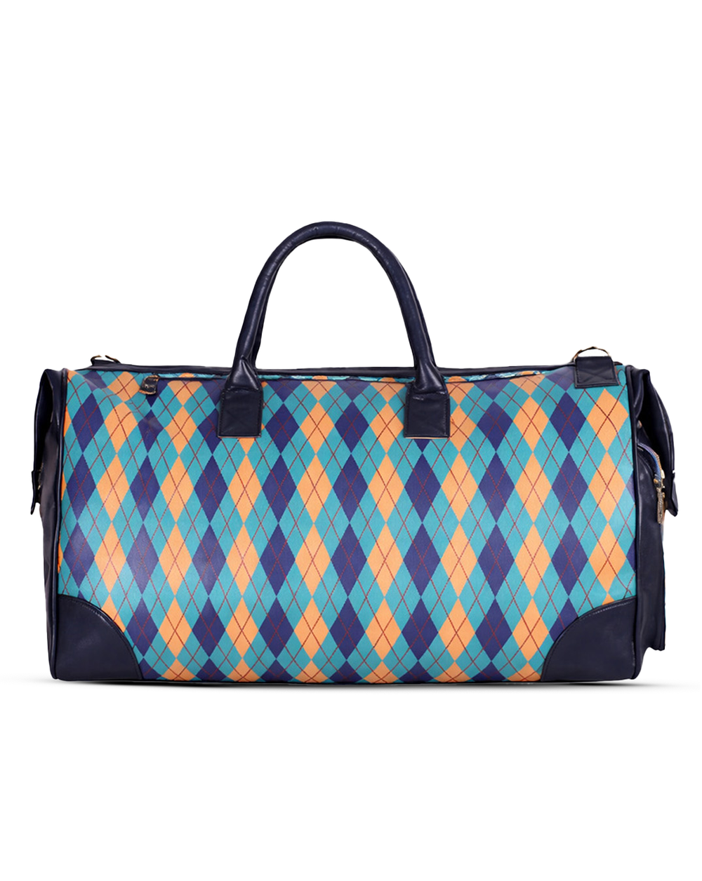 The blue british weekender bag