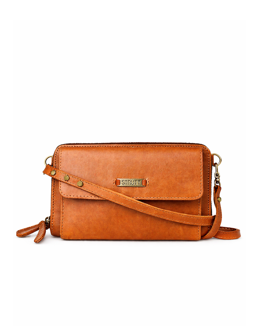 VersaChic 2-in-1 Leather Sling Wallet - Sling Bag