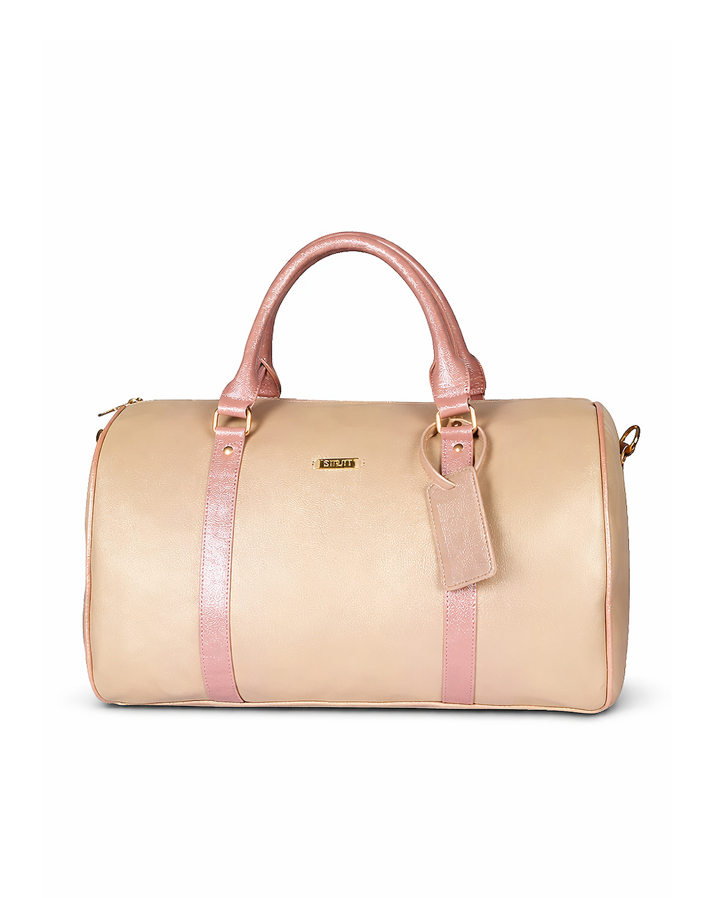 Gold & Pink cabin bag with toiletry pouch
