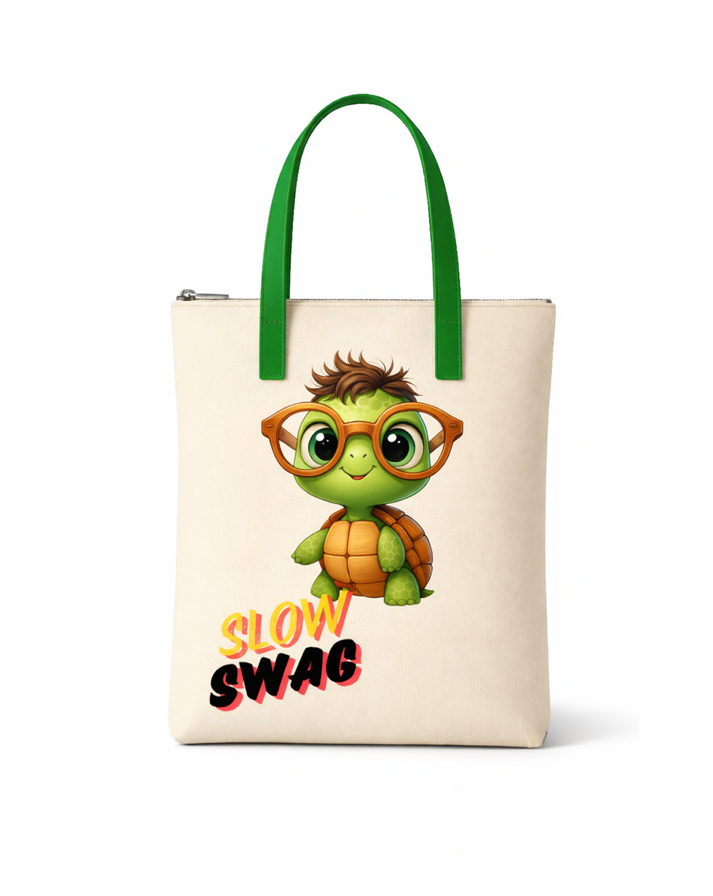 Stylish Quirky Prints Shoulder Bag /Daily Tote Bag -Slow Swag - product view 1