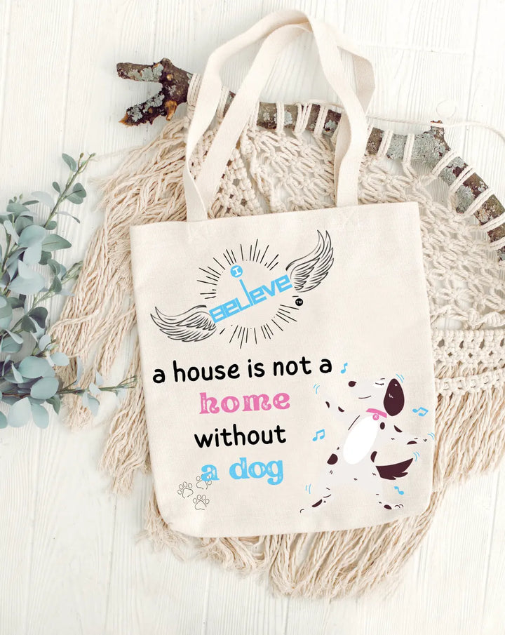 I Believe In my dog Thaila -  Canvas Reusable Bags thestruttstore