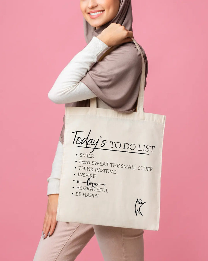 To Do List  Daily Thaila -  Canvas Reusable Bags thestruttstore