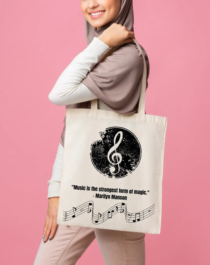 Music  Daily Thaila -  Canvas Reusable Bags thestruttstore