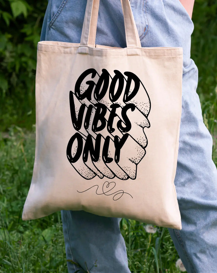Good Vibes  Daily Thaila -  Canvas Reusable Bags thestruttstore