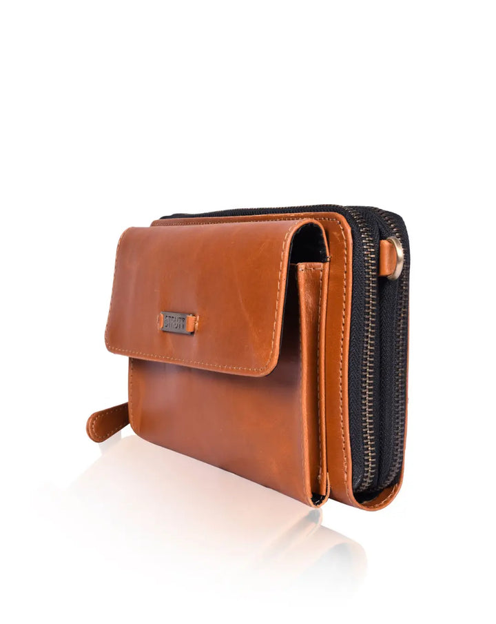 VersaChic 2-in-1 Leather Sling Wallet - Sling Bag thestruttstore