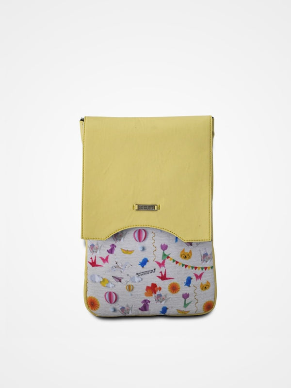 Yellow Vectors Laptop Sleeve