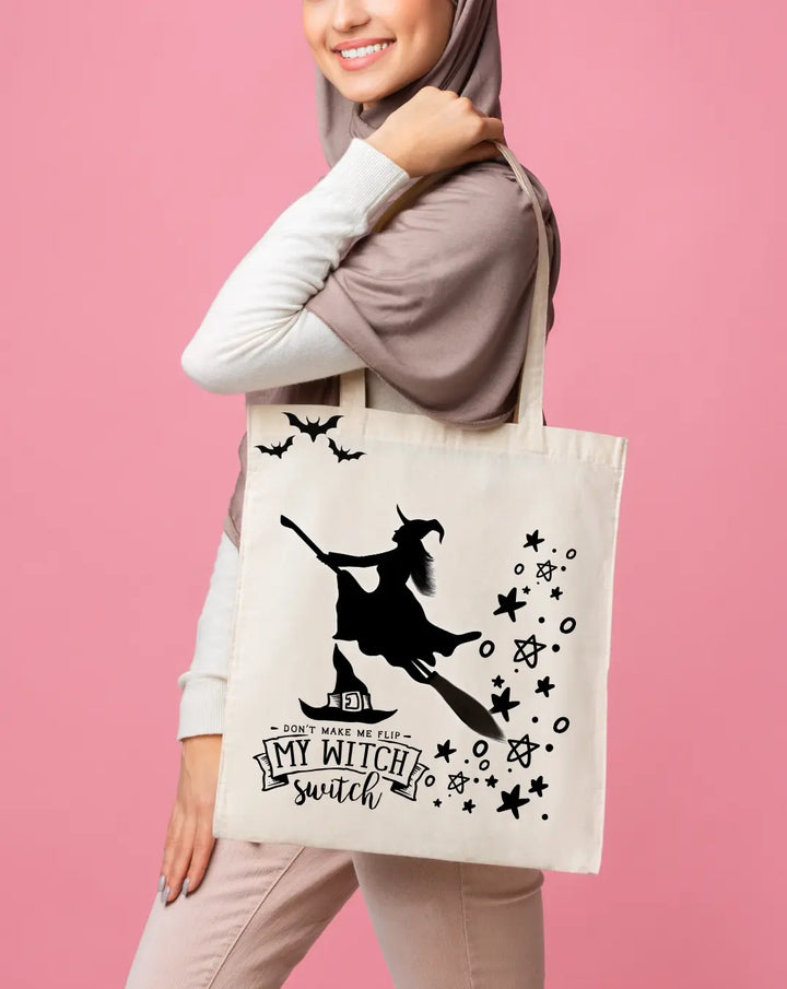 Witch Switch Daily Thaila -  Canvas Reusable Bags thestruttstore