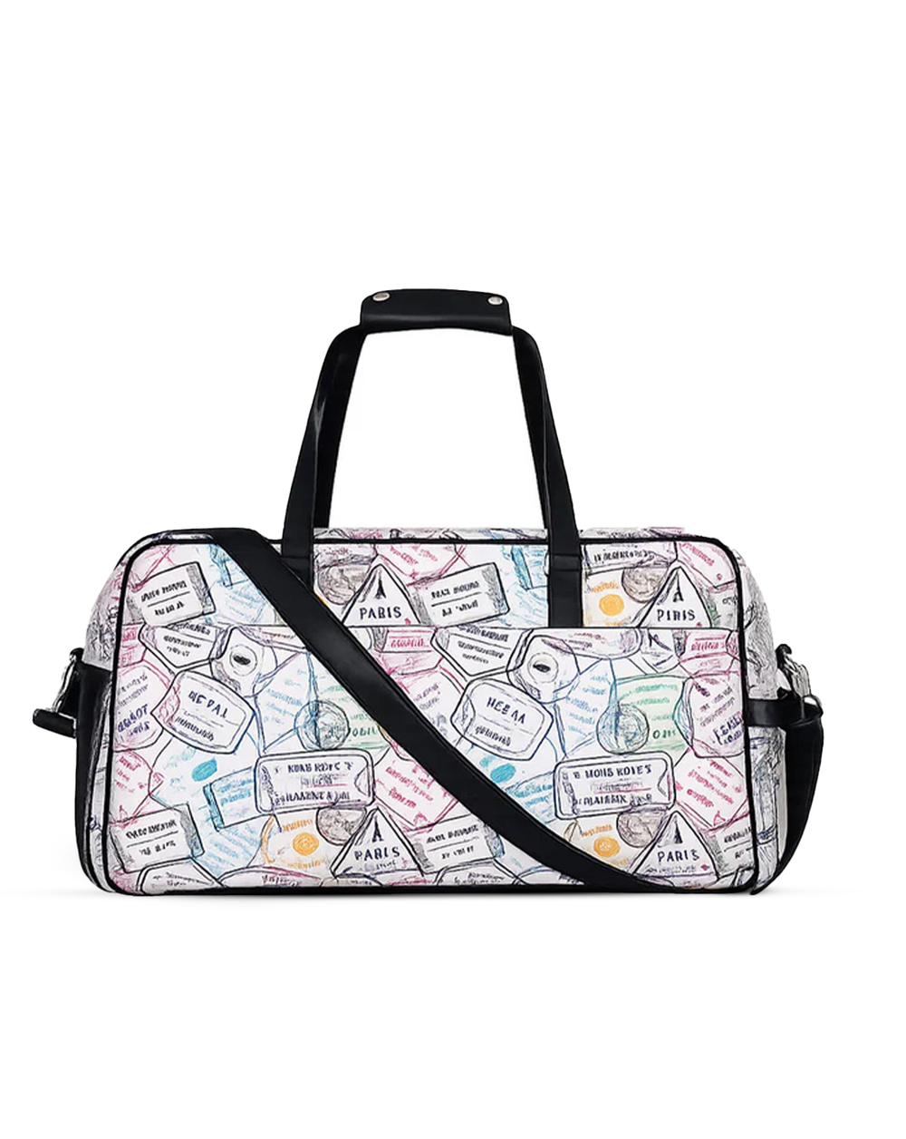 The travel stamp weekender bag