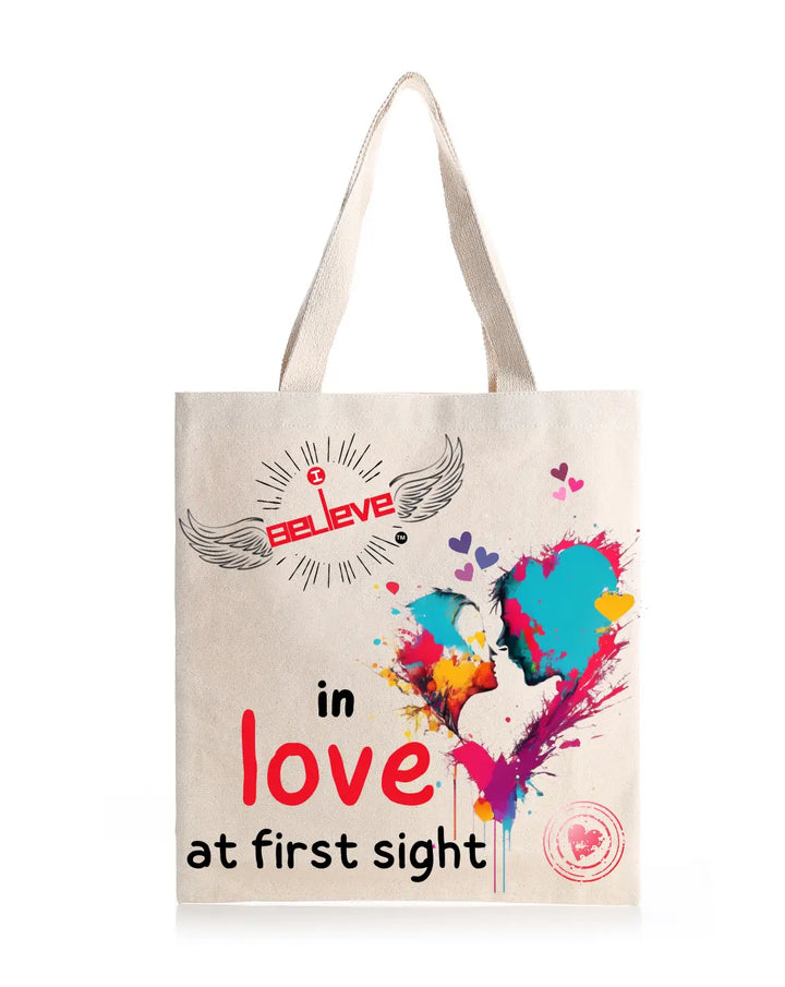 I Believe in Love Daily Thaila -  Canvas Reusable Bags thestruttstore