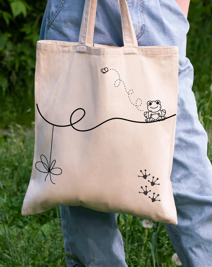Frog Daily Thaila -  Canvas Reusable Bags thestruttstore