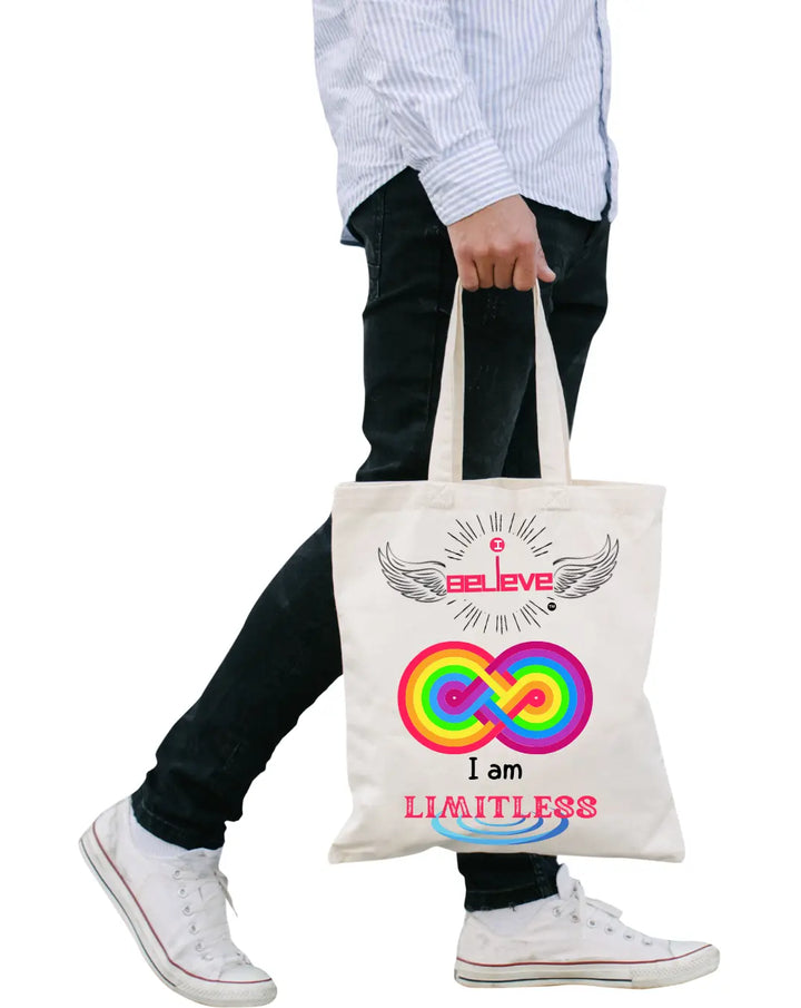 I Believe in Being Limitless  Daily Thaila -  Canvas Reusable Bags thestruttstore