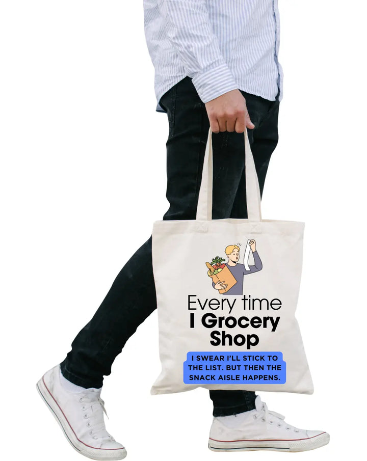 Men Shopping Daily Thaila -  Canvas Reusable Bags thestruttstore