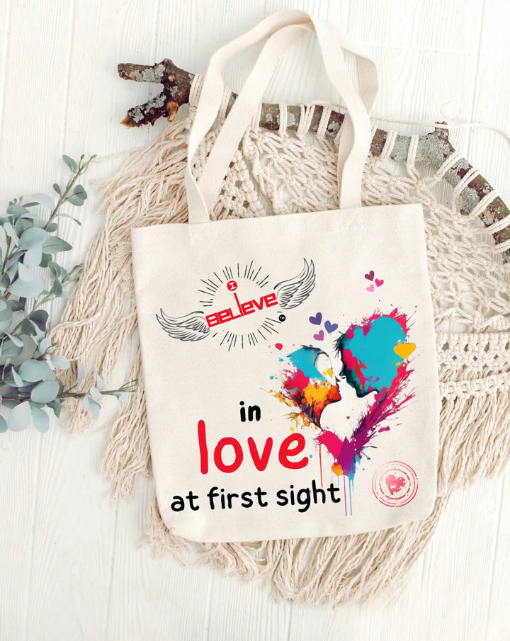 I Believe in Love Daily Thaila -  Canvas Reusable Bags thestruttstore
