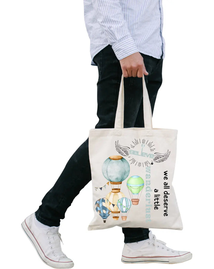 I Believe in Wanderlust  Daily Thaila -  Canvas Reusable Bags thestruttstore