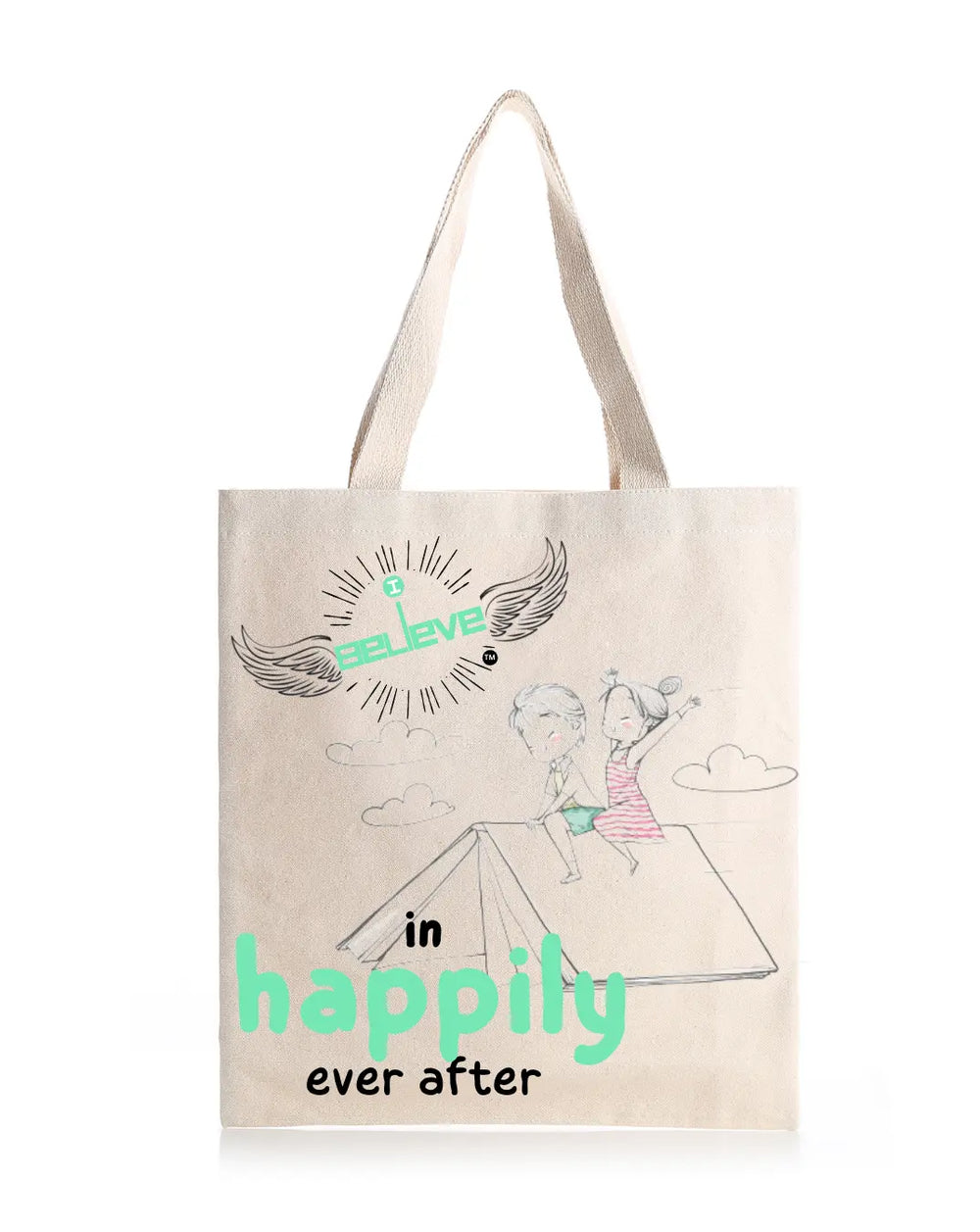 I Believe in Love Daily Thaila -  Canvas Reusable Bags thestruttstore