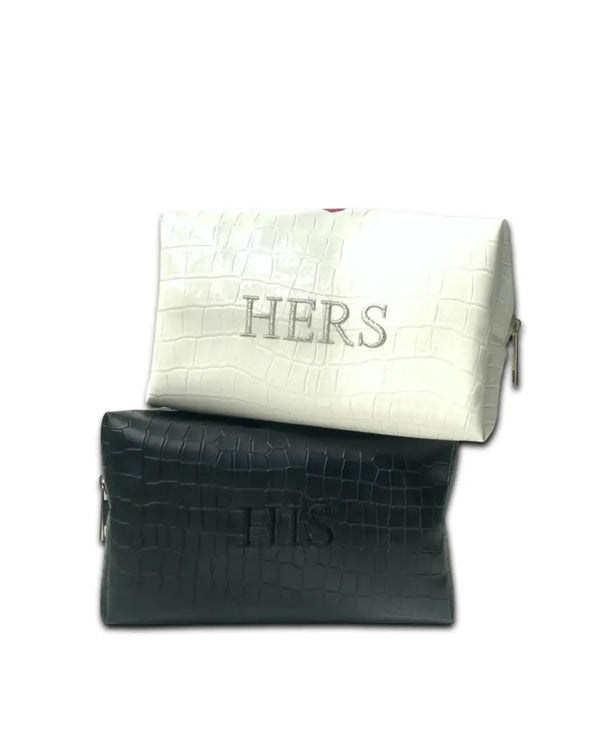 His & Her Set of 2 Toiletry Kit thestruttstore