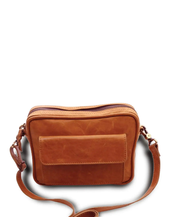 Brown Leather Multipurpose Bumbag thestruttstore
