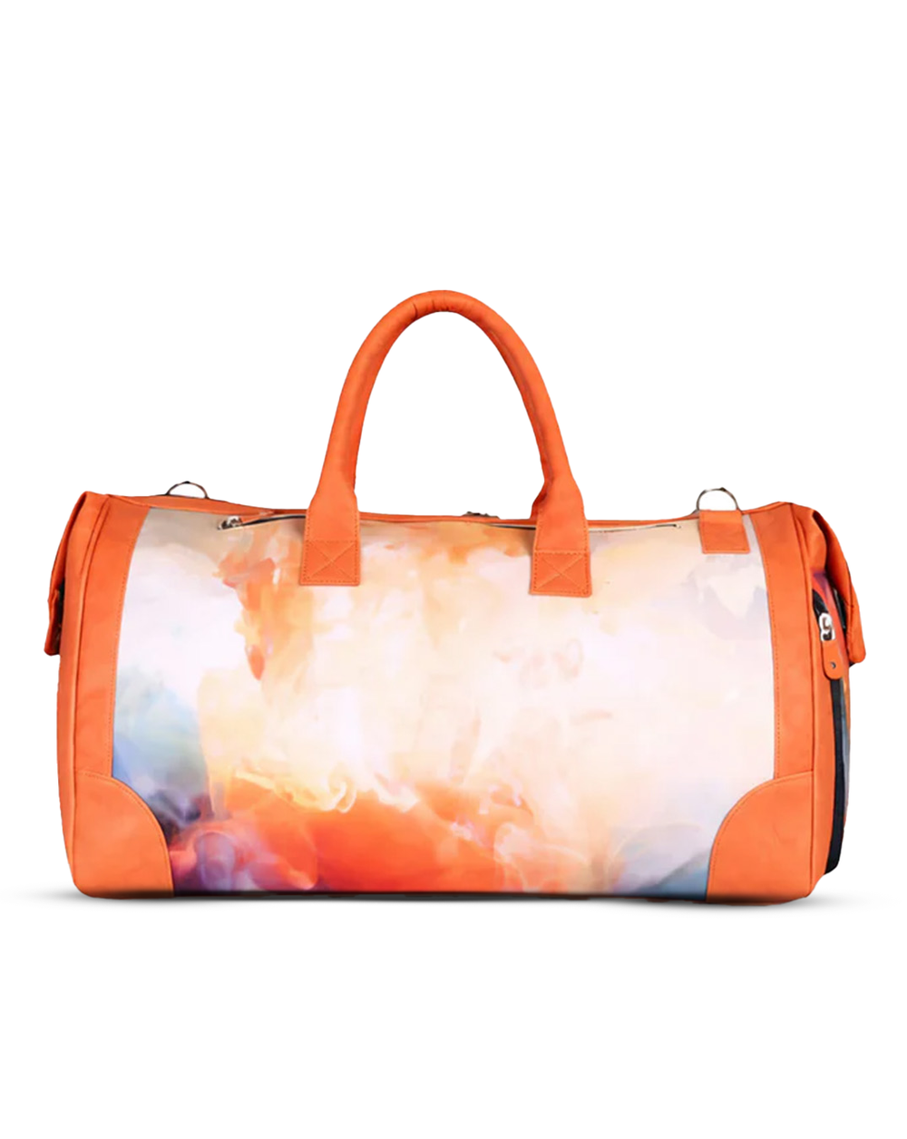 The orange weekender bag