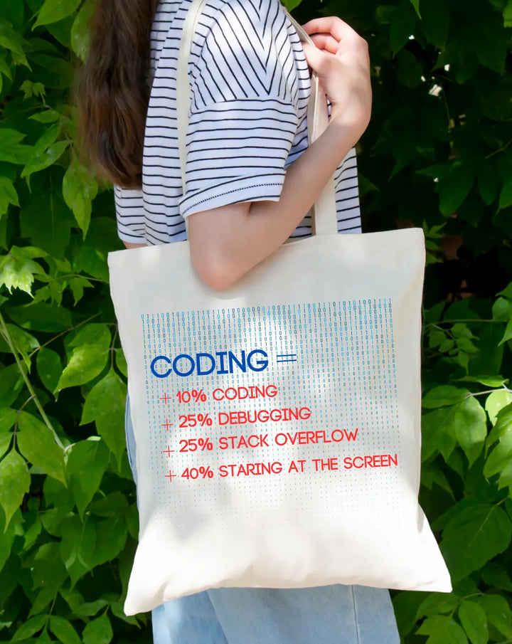 Coding -  Canvas Reusable Bags thestruttstore