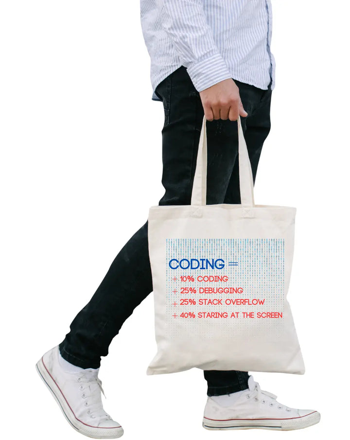 Coding -  Canvas Reusable Bags thestruttstore