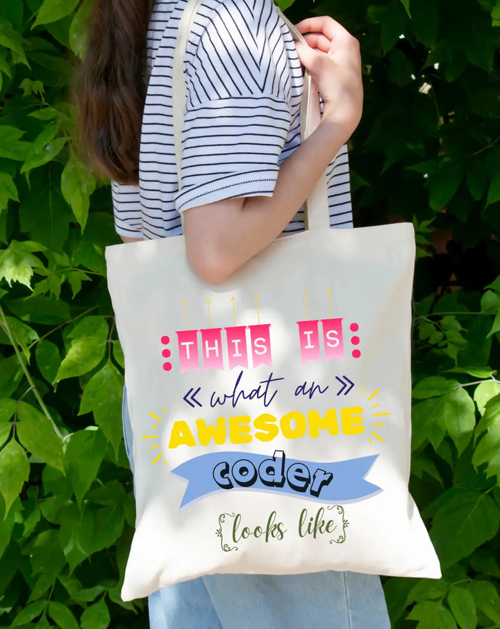 Keymat Bag Coder Shop Awesome Canvas Reusable Bags | Awesome Shopping Daily Thaila
