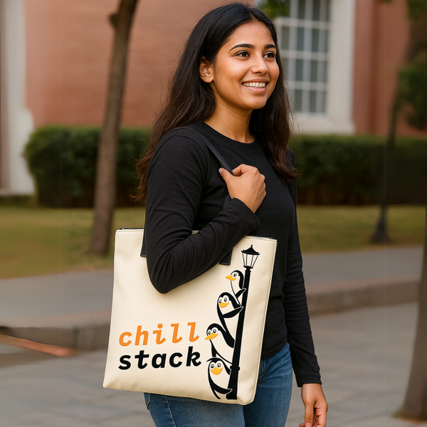Stylish Quirky Prints Shoulder Bag /Daily Tote Bag - Chill Stack