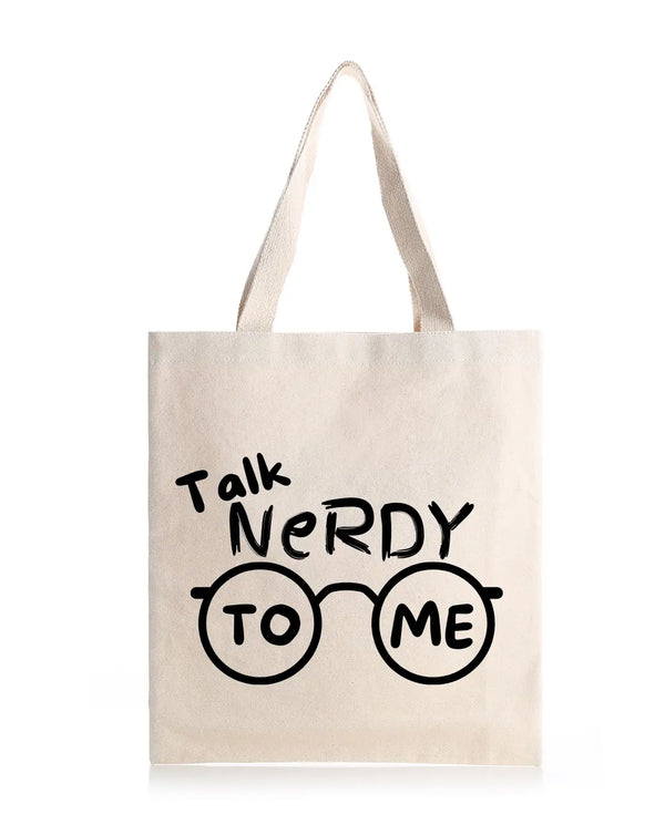 Nerdy to Me Daily Thaila -  Canvas Reusable Bags thestruttstore