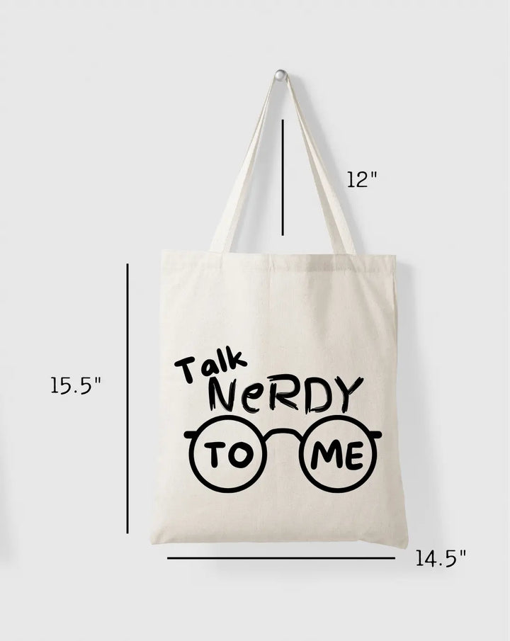 Nerdy to Me Daily Thaila -  Canvas Reusable Bags thestruttstore