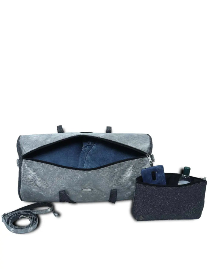 Glint shimmer Black Magpie Tripper with Toiletry Kit thestruttstore