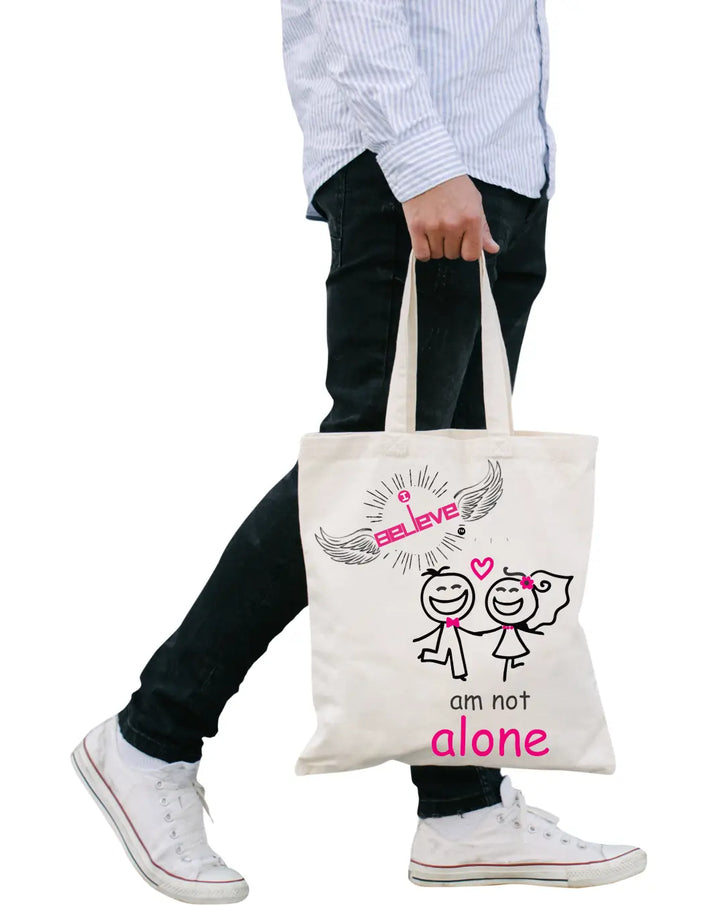 Copy of I Believe in Smiles Daily Thaila -  Canvas Reusable Bags thestruttstore