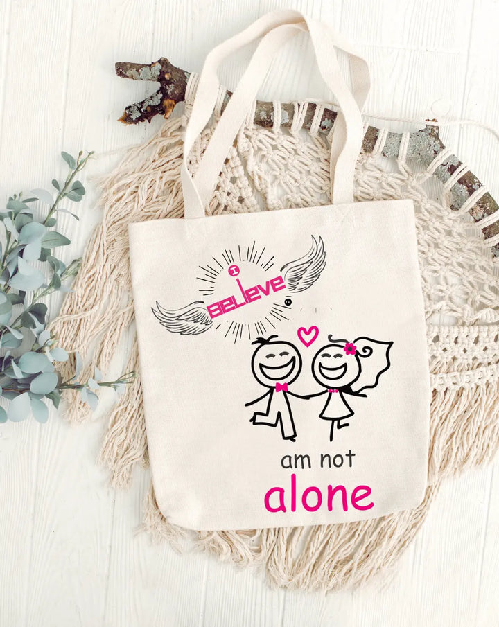 Copy of I Believe in Smiles Daily Thaila -  Canvas Reusable Bags thestruttstore