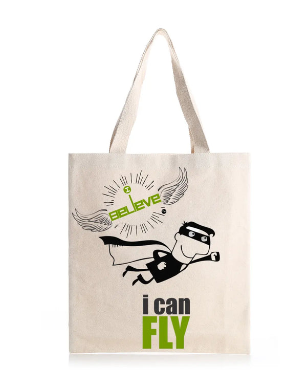 I Believe I Can Fly Daily Thaila -  Canvas Reusable Bags thestruttstore