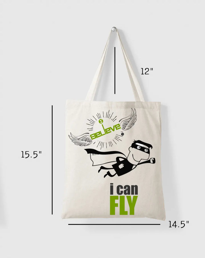 I Believe I Can Fly Daily Thaila -  Canvas Reusable Bags thestruttstore