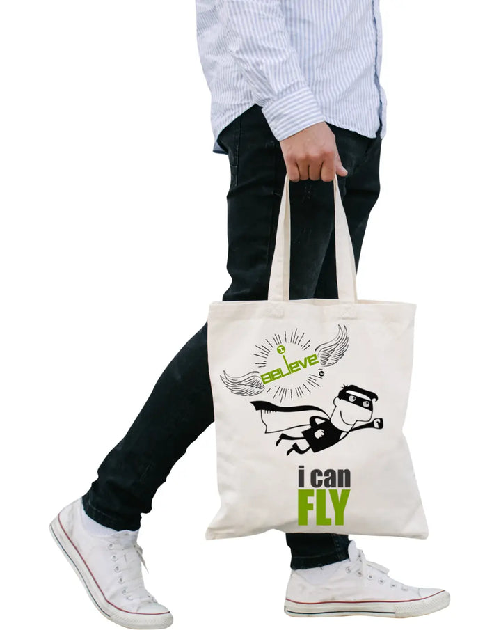 I Believe I Can Fly Daily Thaila -  Canvas Reusable Bags thestruttstore