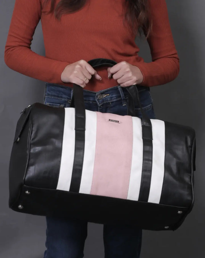 Pink, White & Black Cabin Bag thestruttstore