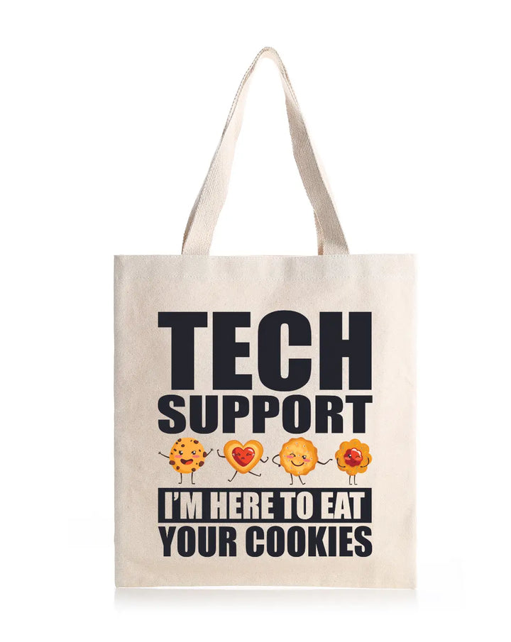 Tech Support Daily Thaila -  Canvas Reusable Bags thestruttstore
