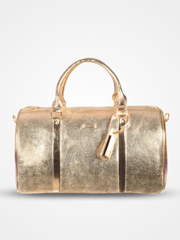 Glittery Gold cabin bag with toiletry pouch