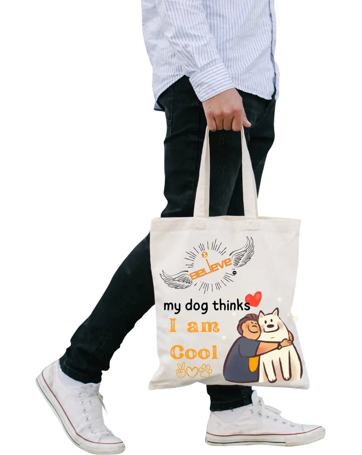 Copy of I Believe in Furry Love Daily Thaila -  Canvas Reusable Bags thestruttstore