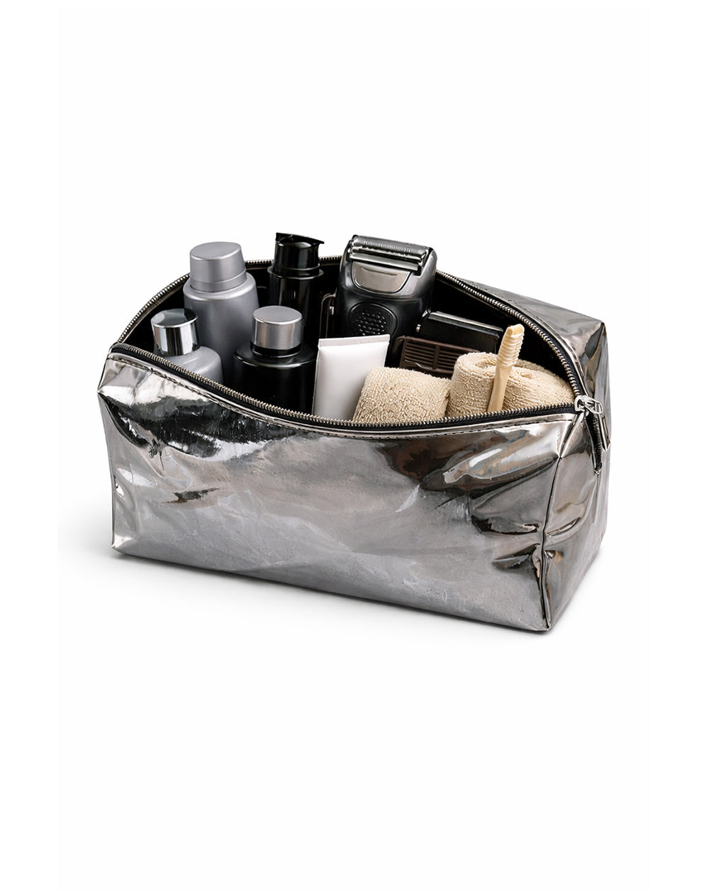 Silver Toiletry Travel Pouch – alternate view 4