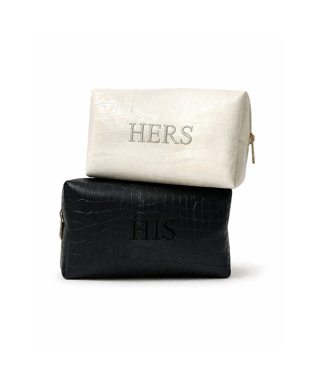 His & Her Set of 2 Toiletry Pouch