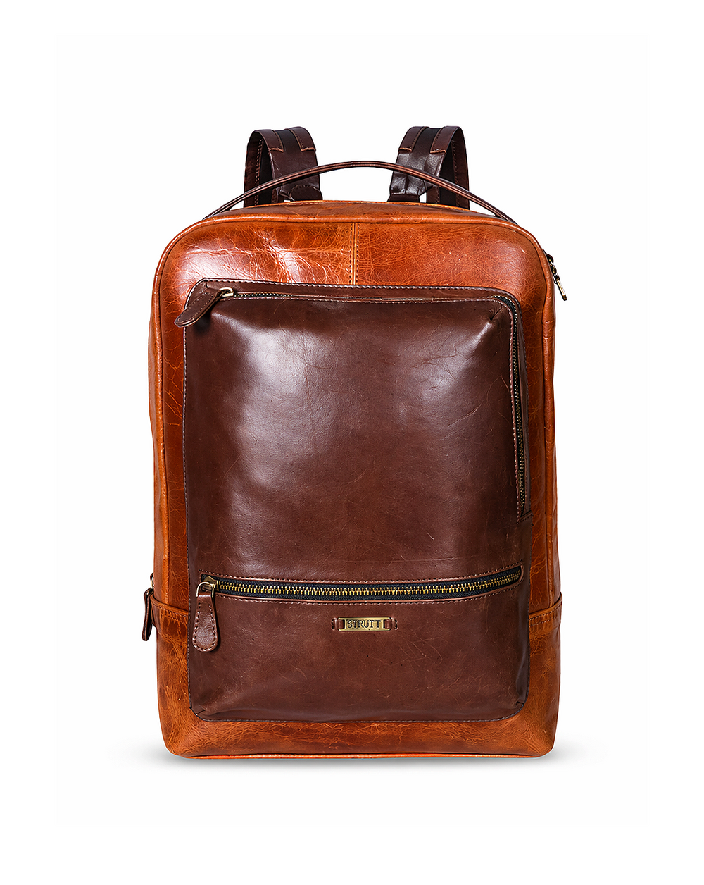 Brown Leather BuddyPack - The Urban Backpack