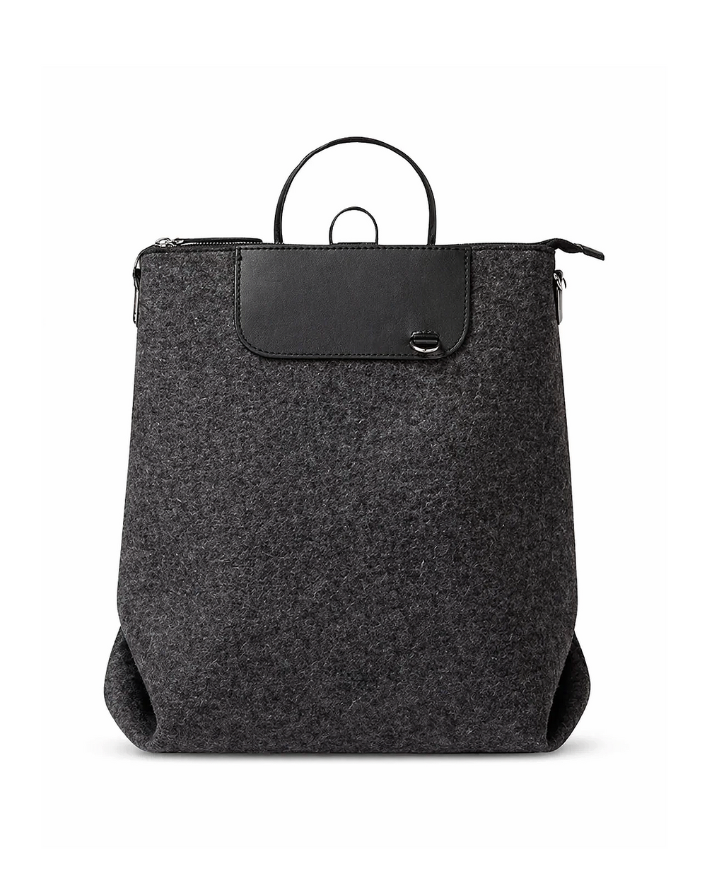 Travelling Midi Backpack: The Grey Woollen traveller