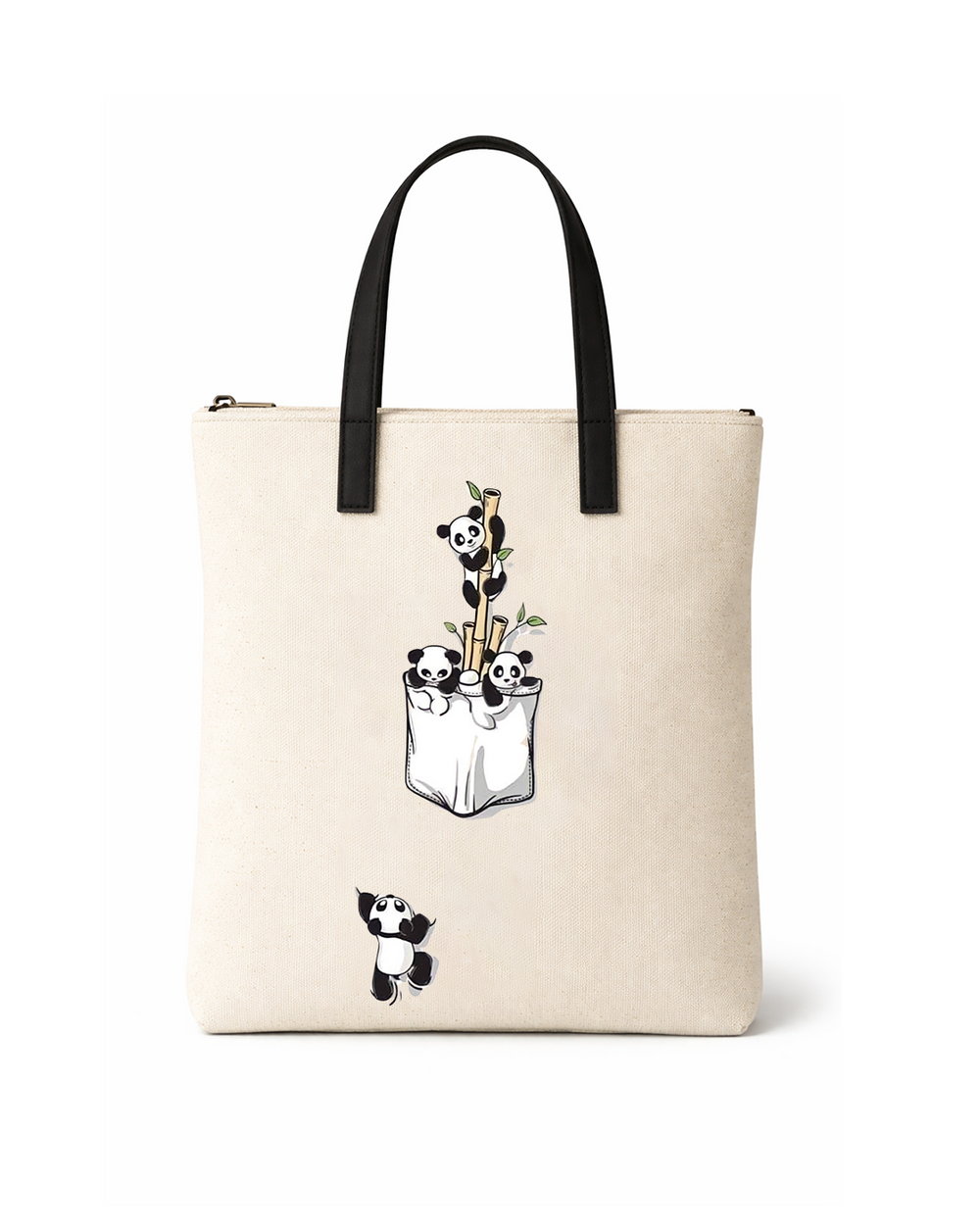 Stylish Quirky Prints Shoulder Bag /Daily Tote Bag - Panda
