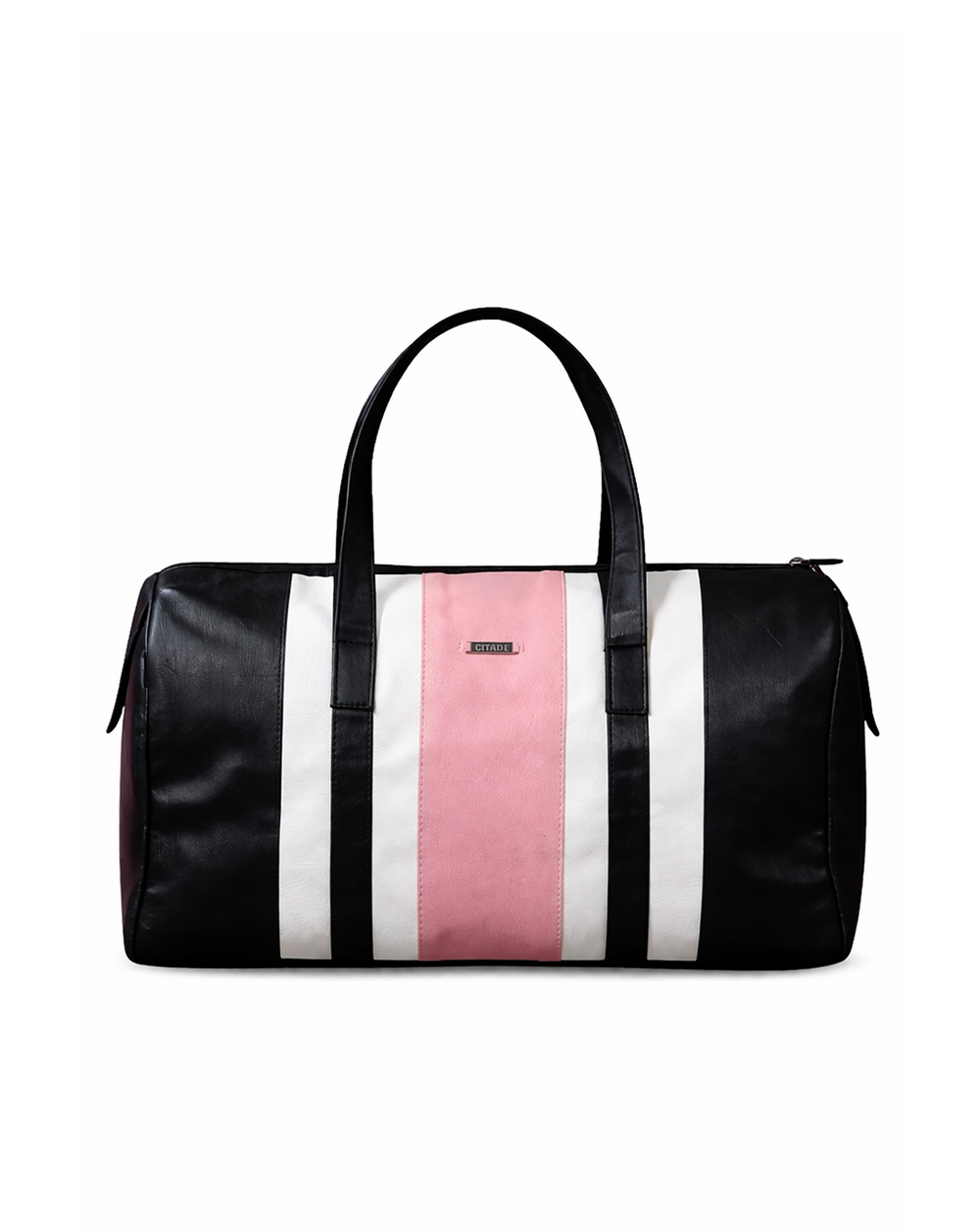 Pink, white & black cabin bag
