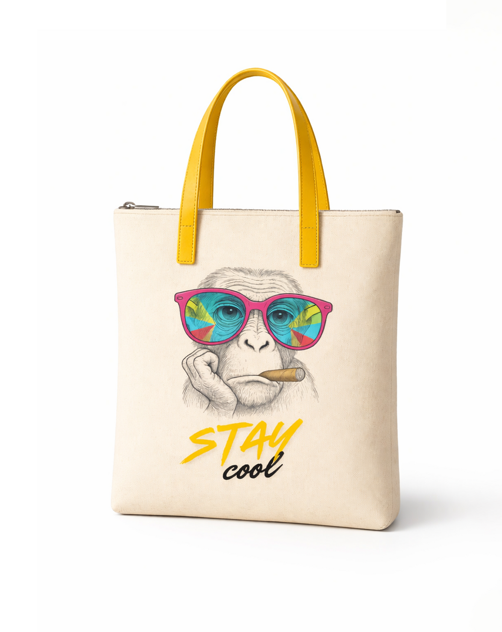 Stylish Quirky Prints Shoulder Bag /Daily Tote Bag - Stay Cool