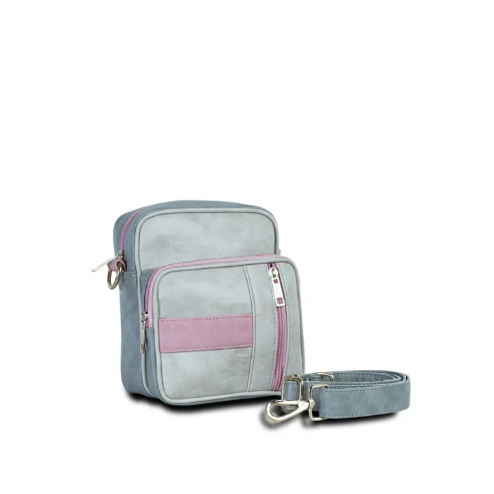Pink Voyager Set of 4 Bags with Leather Batua thestruttstore